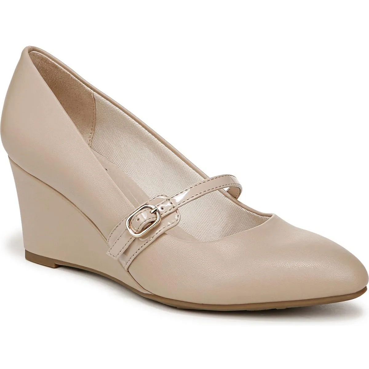 Gio MJ Womens Slip-On Almond Toe Mary Jane Heels