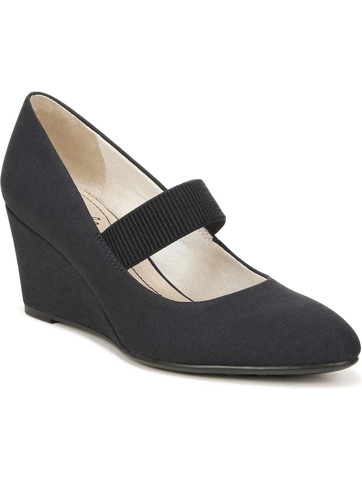 Gio MJ Womens Slip-On Almond Toe Mary Jane Heels