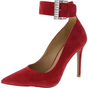 Giselle Pump Womens Adjustable Suede Ankle Strap
