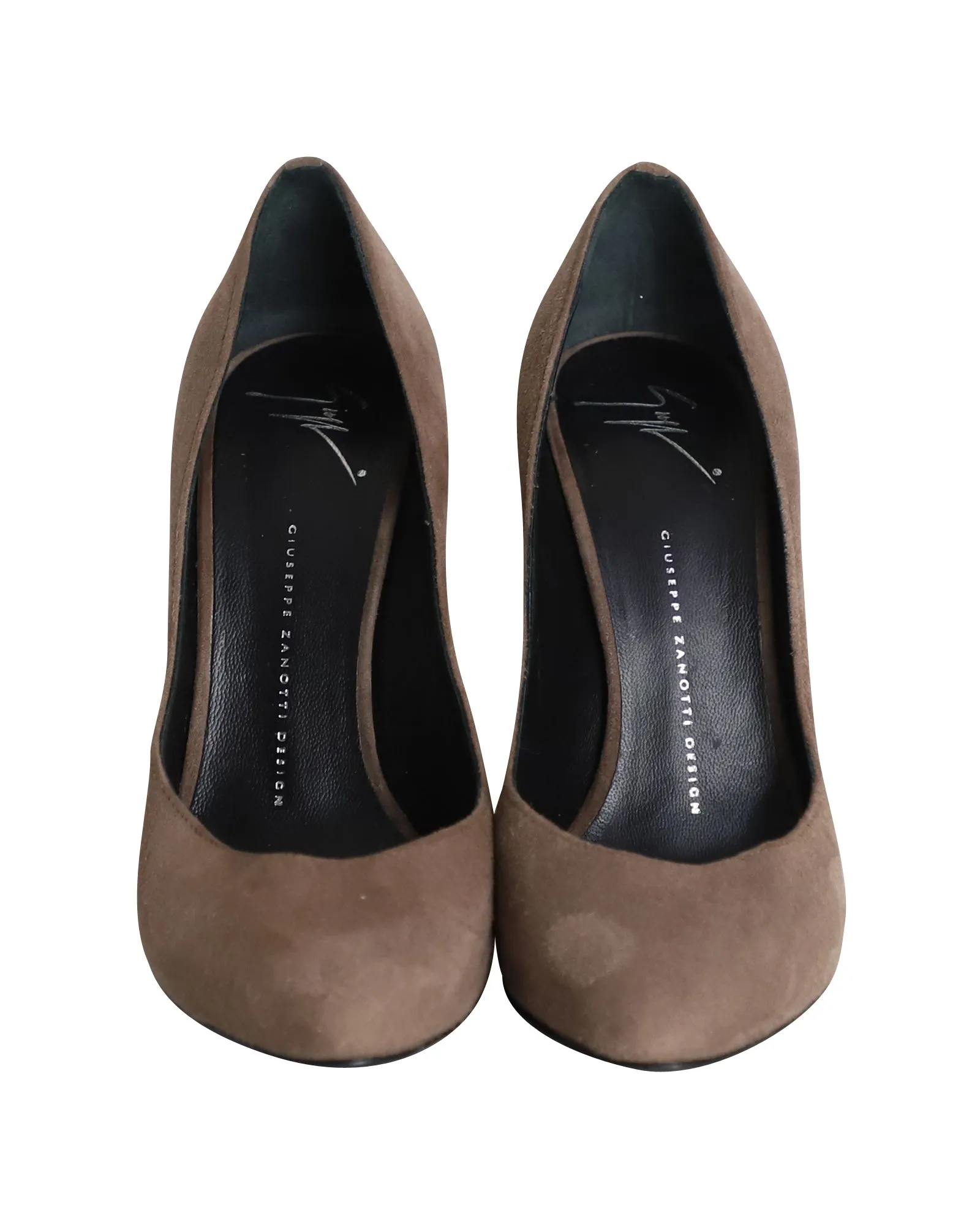 Giuseppe Zanotti Stiletto Pumps in Brown Suede