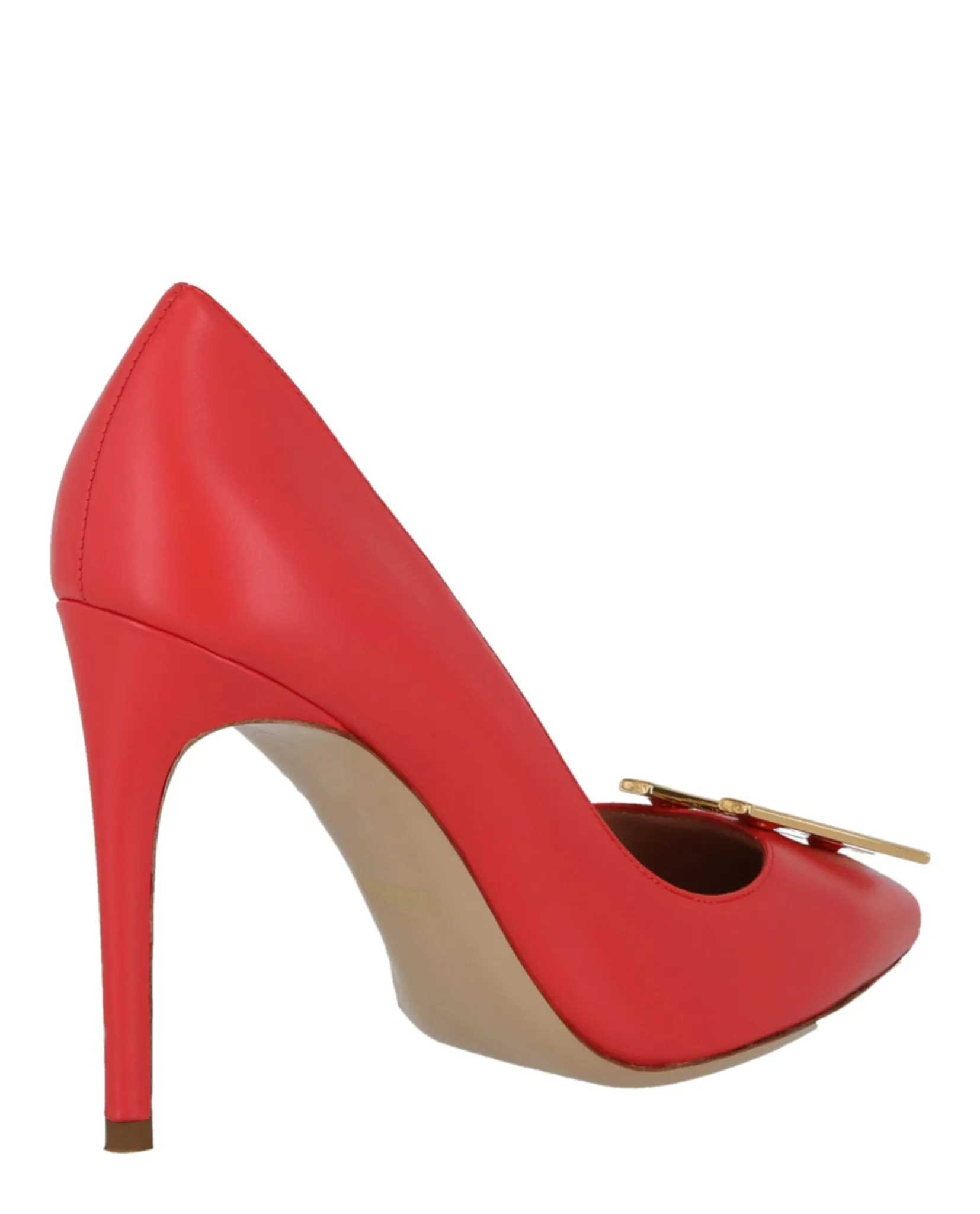 Gold-Tone Logo Pump