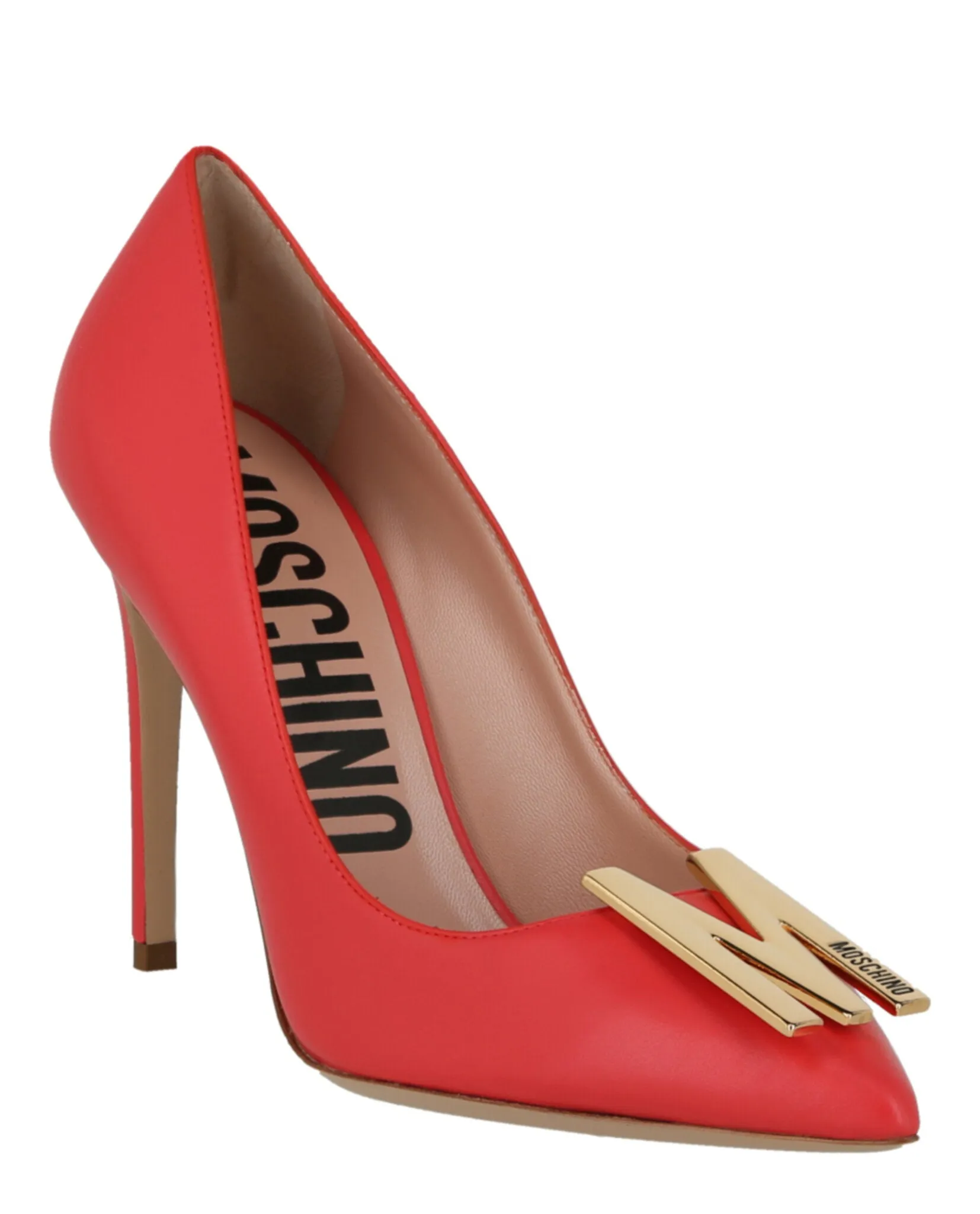 Gold-Tone Logo Pump