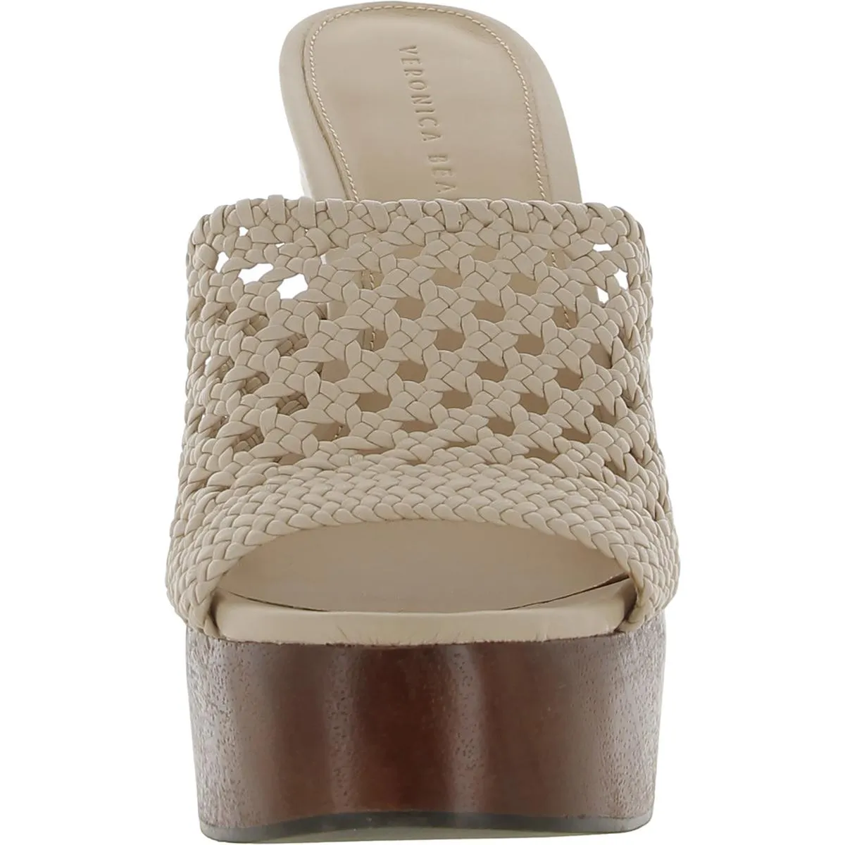 Guadalupe Womens Woven Peep Toe Clogs