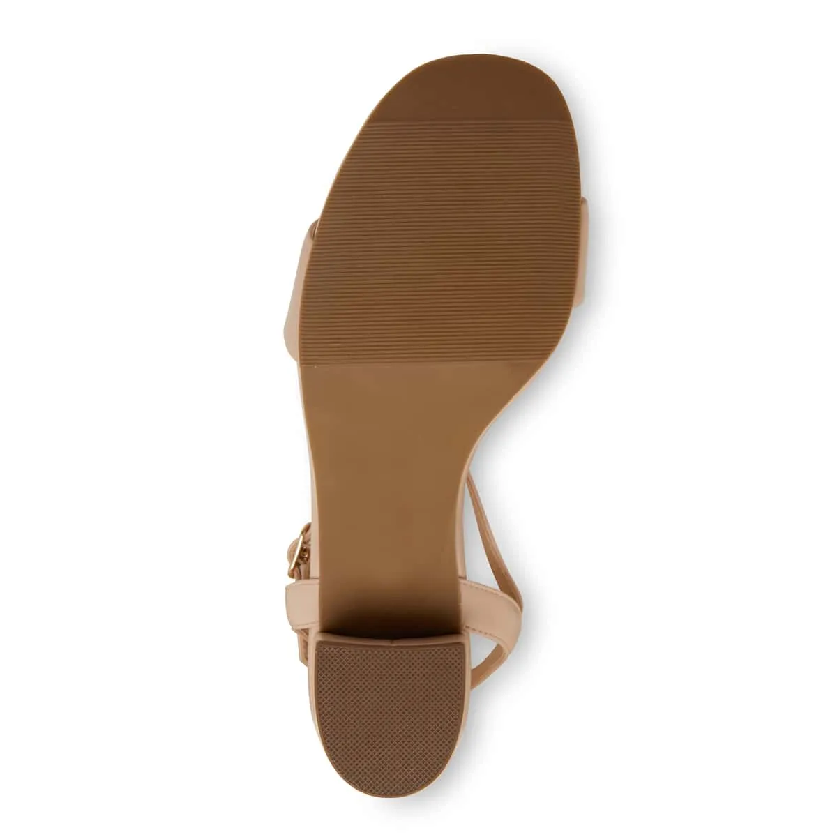Heather Heel in Blush Leather