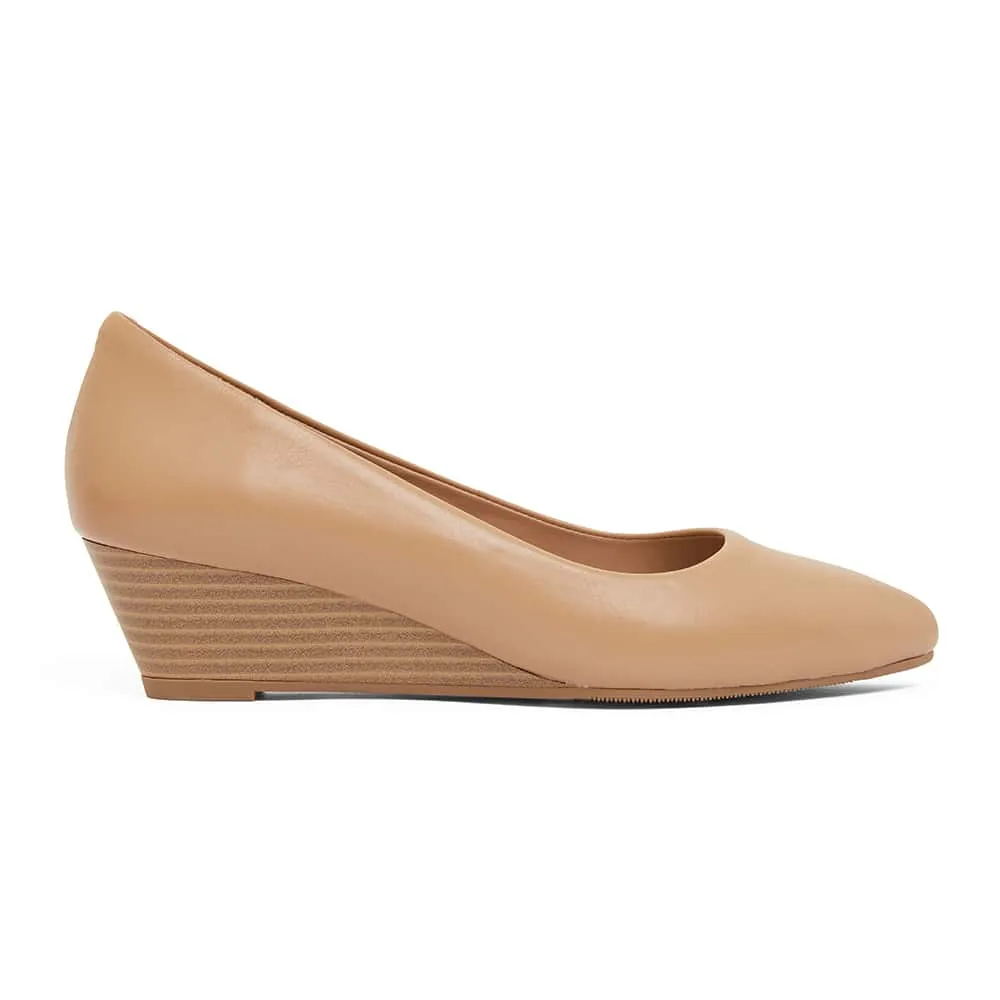 Henry Heel in Camel Leather
