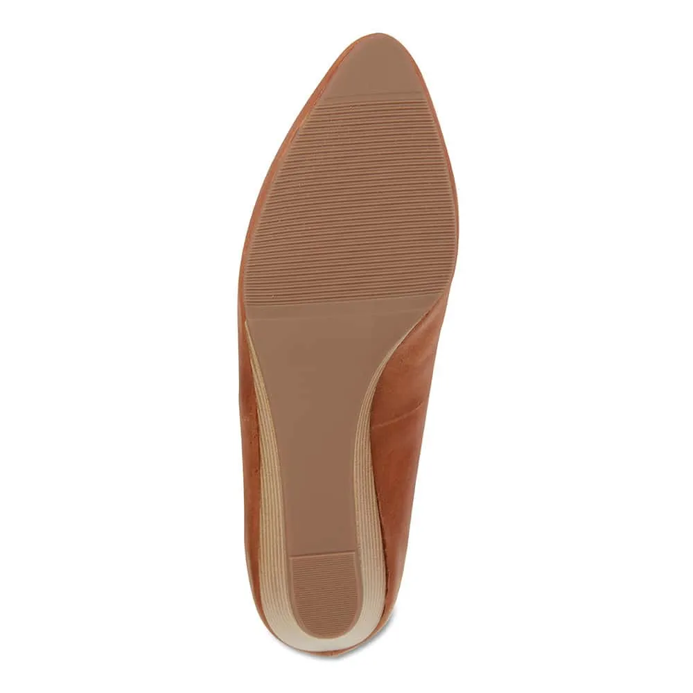 Henry Heel in Cognac Leather