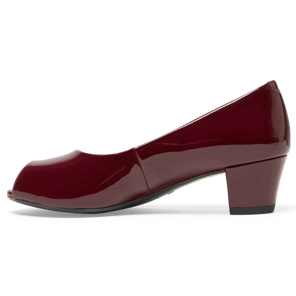 Hilary Heel in Wine Patent
