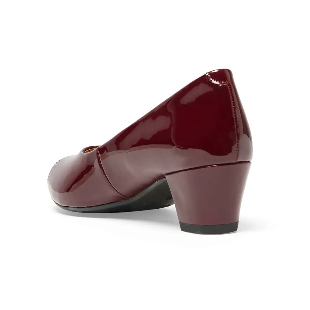 Hilary Heel in Wine Patent