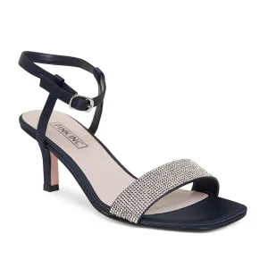 Icon Heel in Bright Navy Fabric