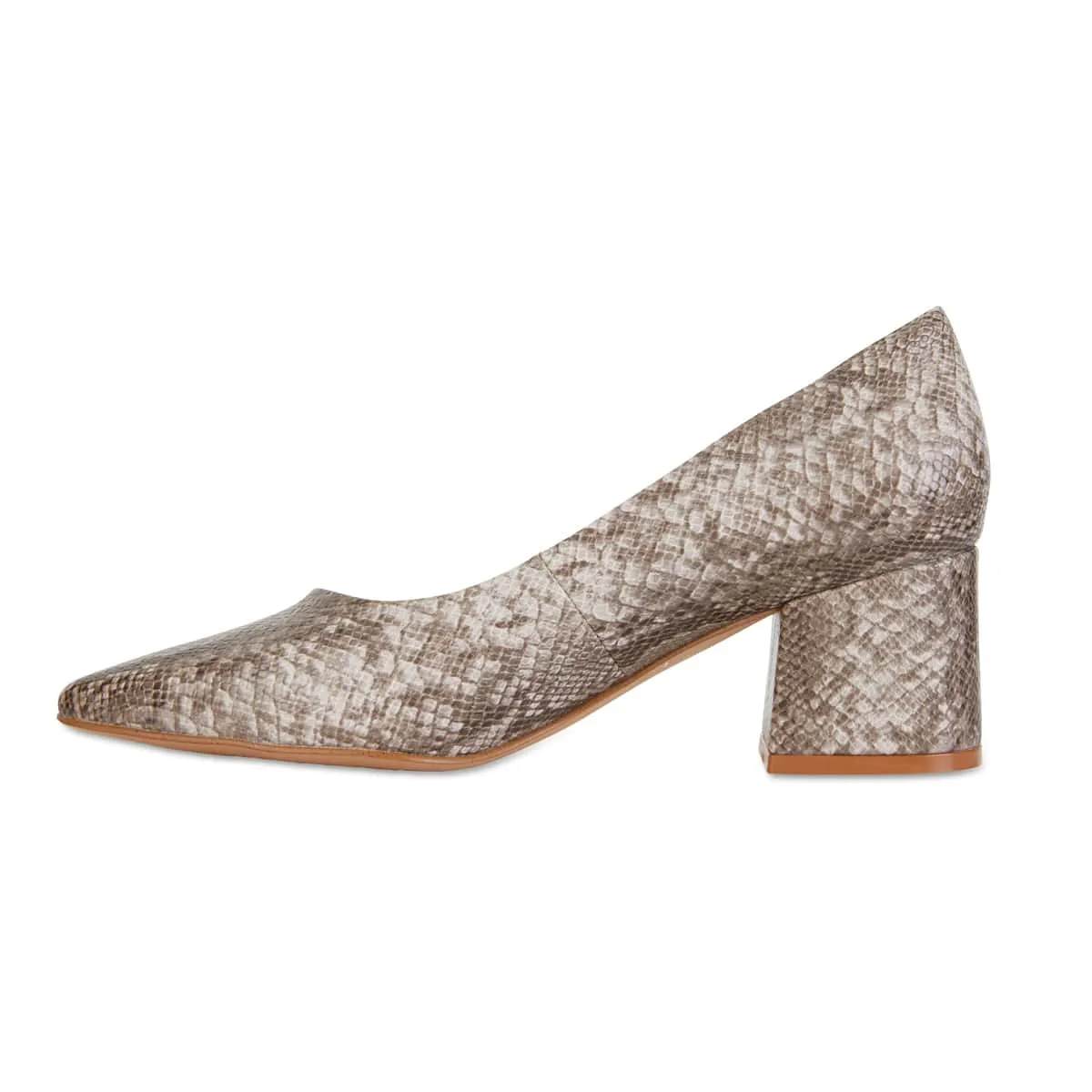 Idol Heel in Snake Smooth