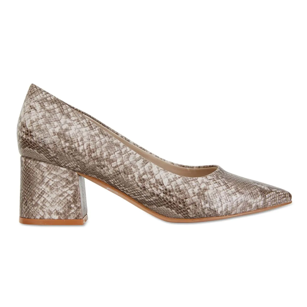 Idol Heel in Snake Smooth