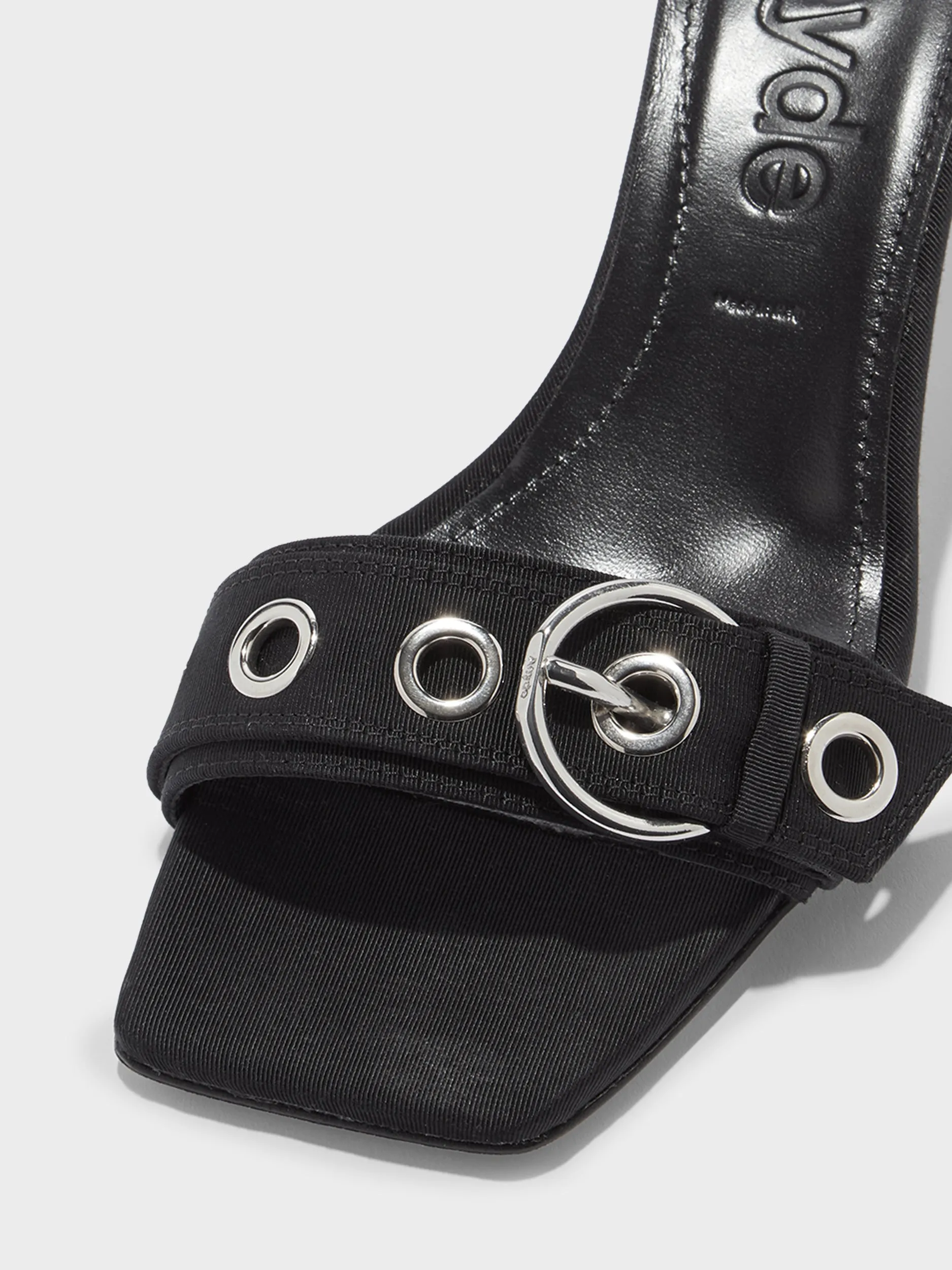 Ilvy Eyelet Grosgrain Mules