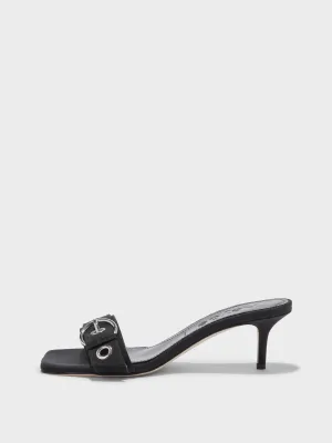 Ilvy Eyelet Grosgrain Mules