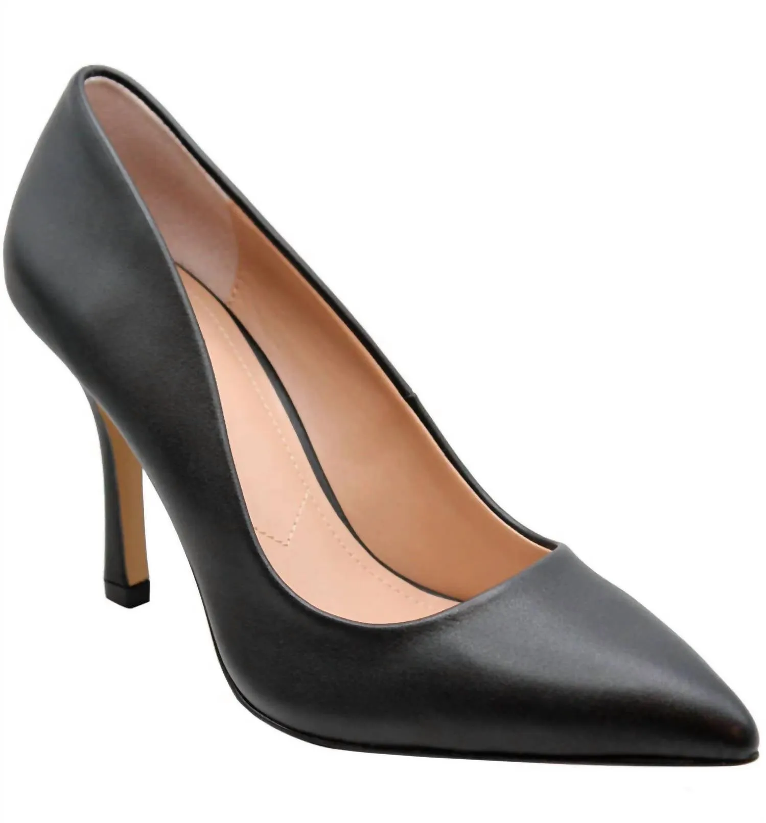 Incredible Leather Pump In Black