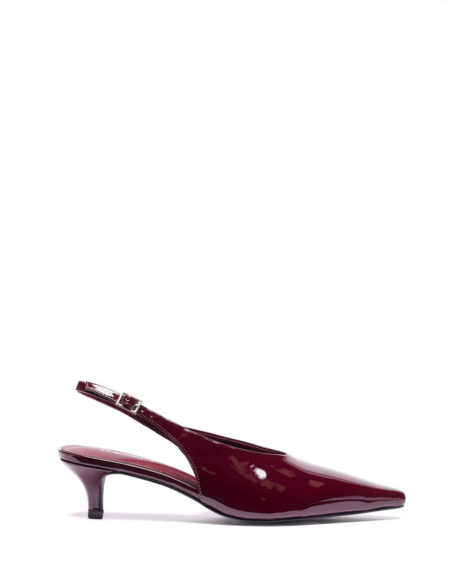 Indiana Slingback Pump Bordeaux Patent