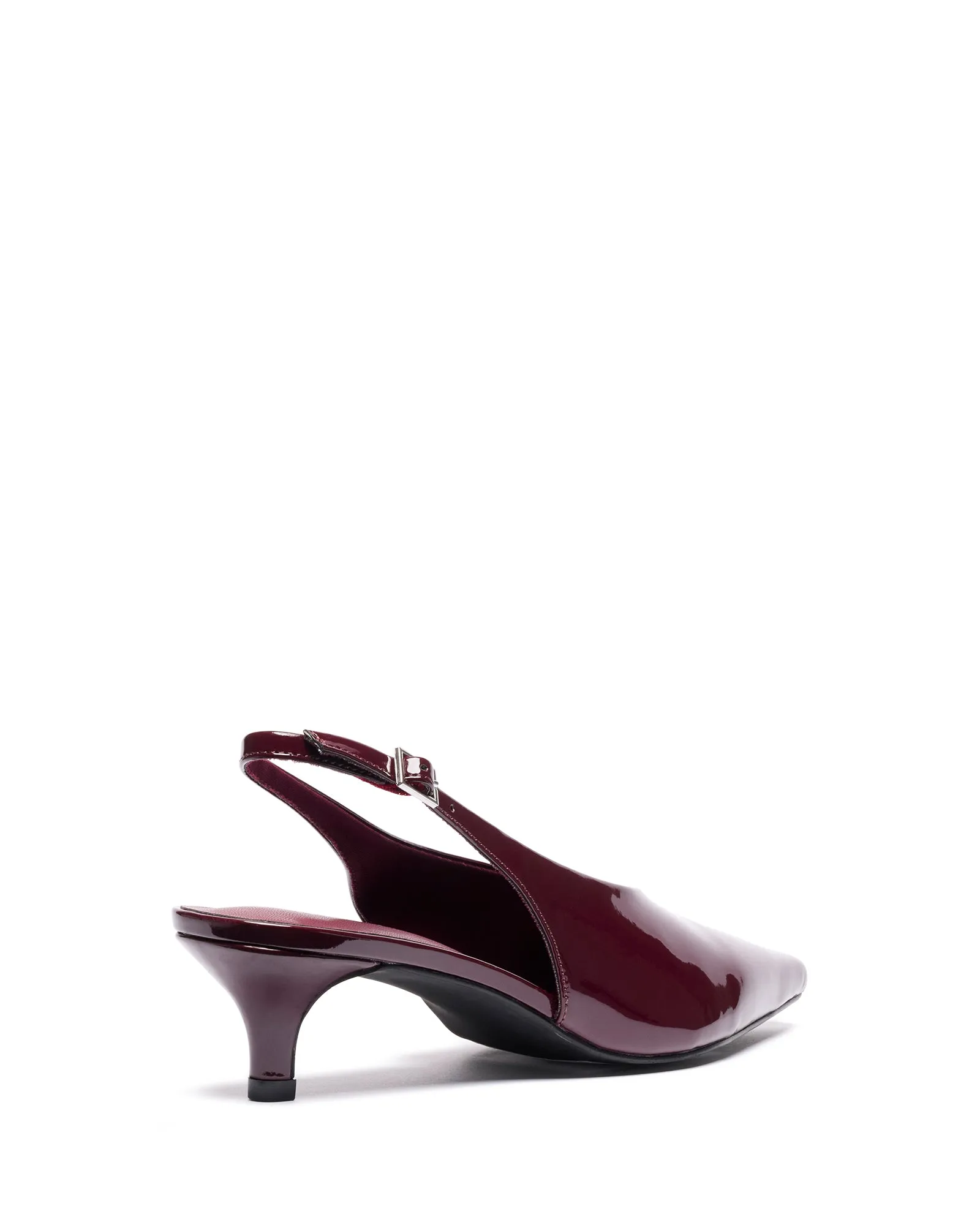 Indiana Slingback Pump Bordeaux Patent