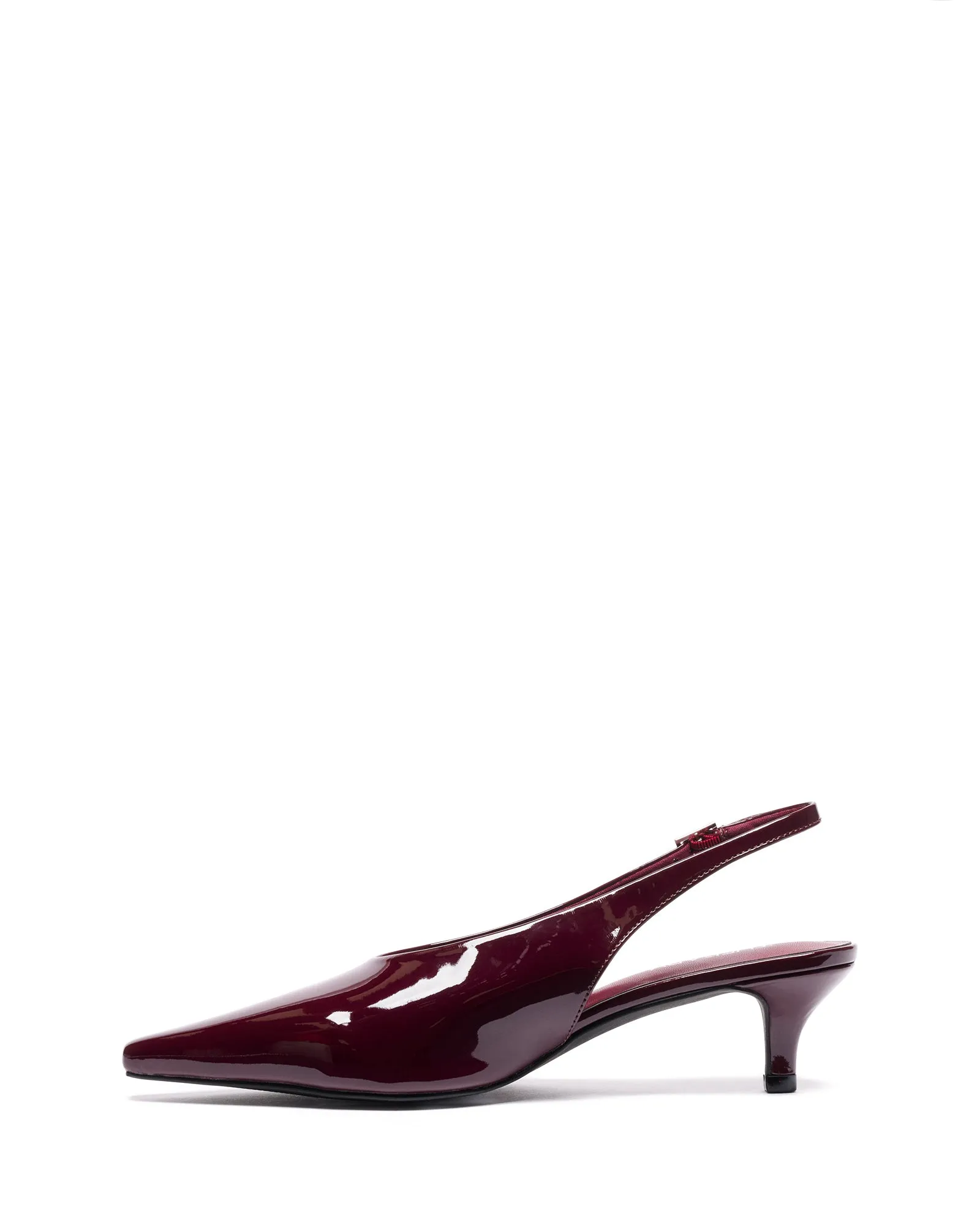 Indiana Slingback Pump Bordeaux Patent
