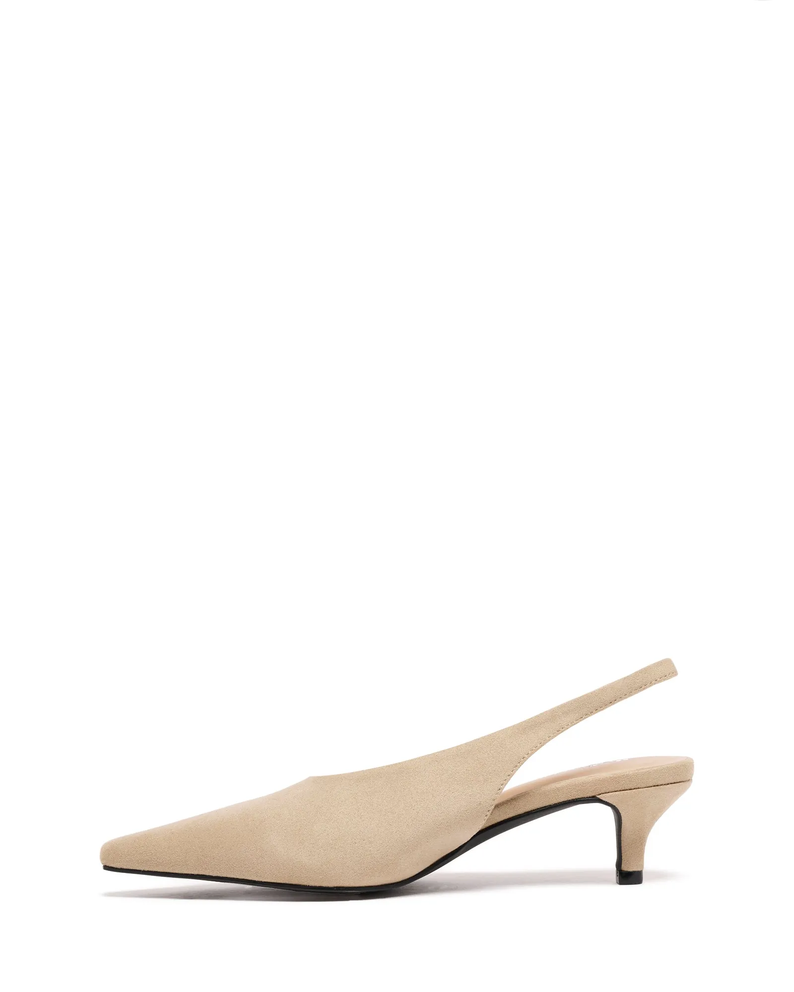 Indiana Slingback Pump Cashew Suede