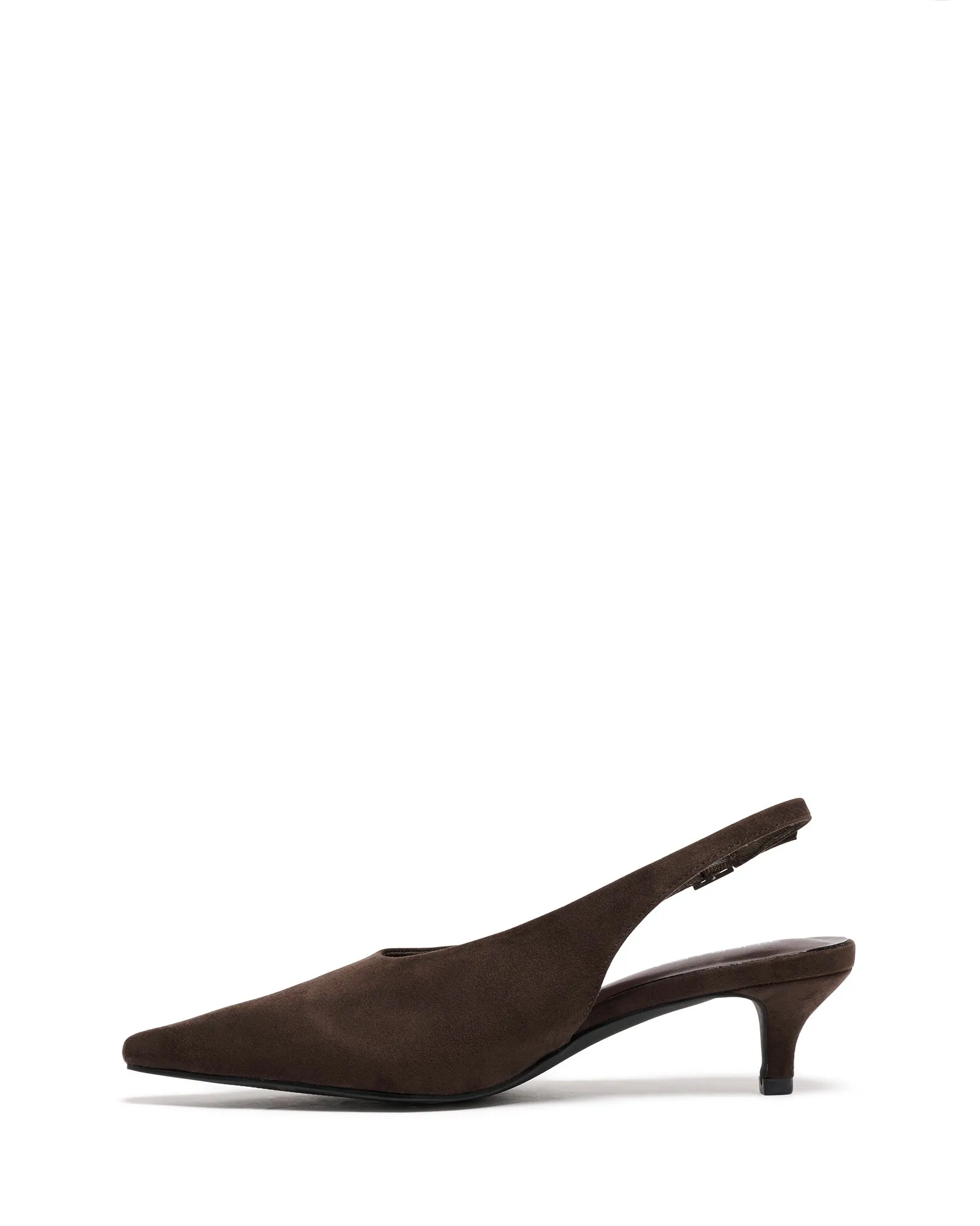 Indiana Slingback Pump Chocolate Suede