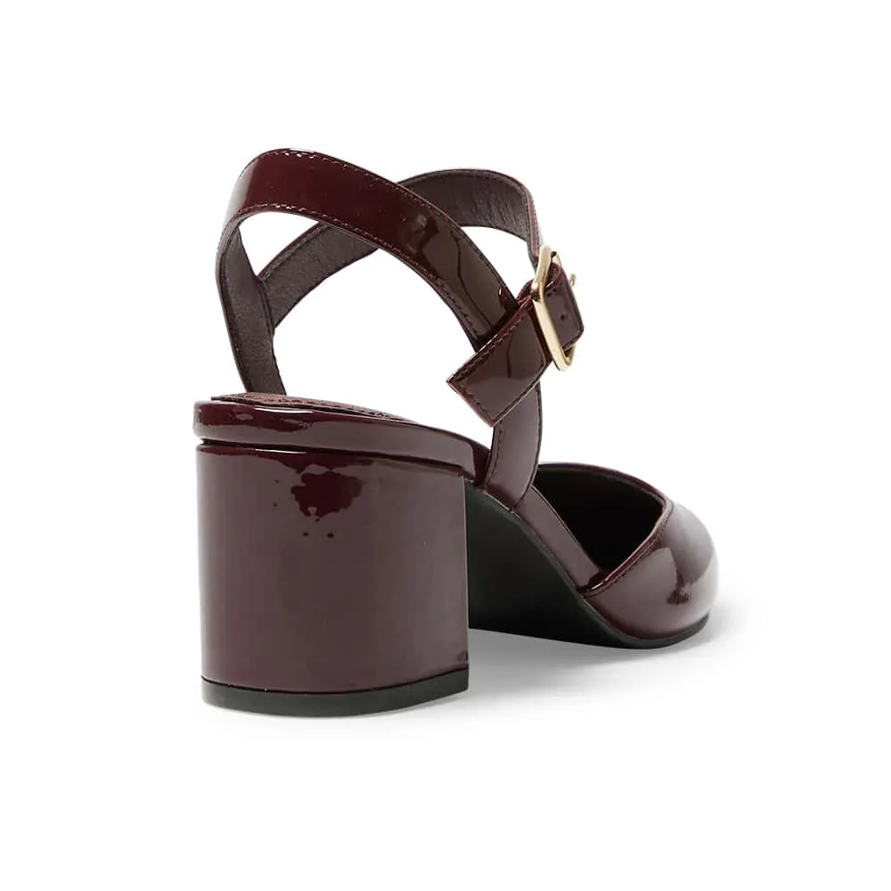 Ingrid Heel in Wine Patent