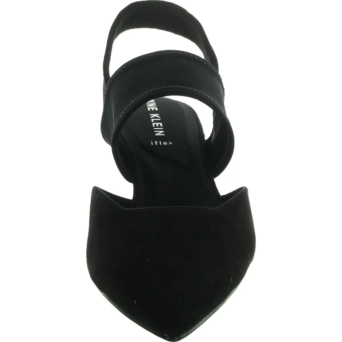 Intime Womens Strappy Faux Suede Kitten Heels