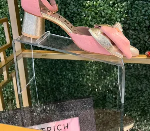 Irene Midi Heels In Pink