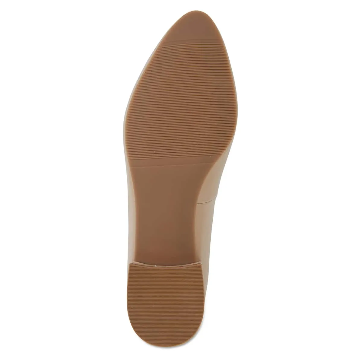 Janine Heel in Nude Leather