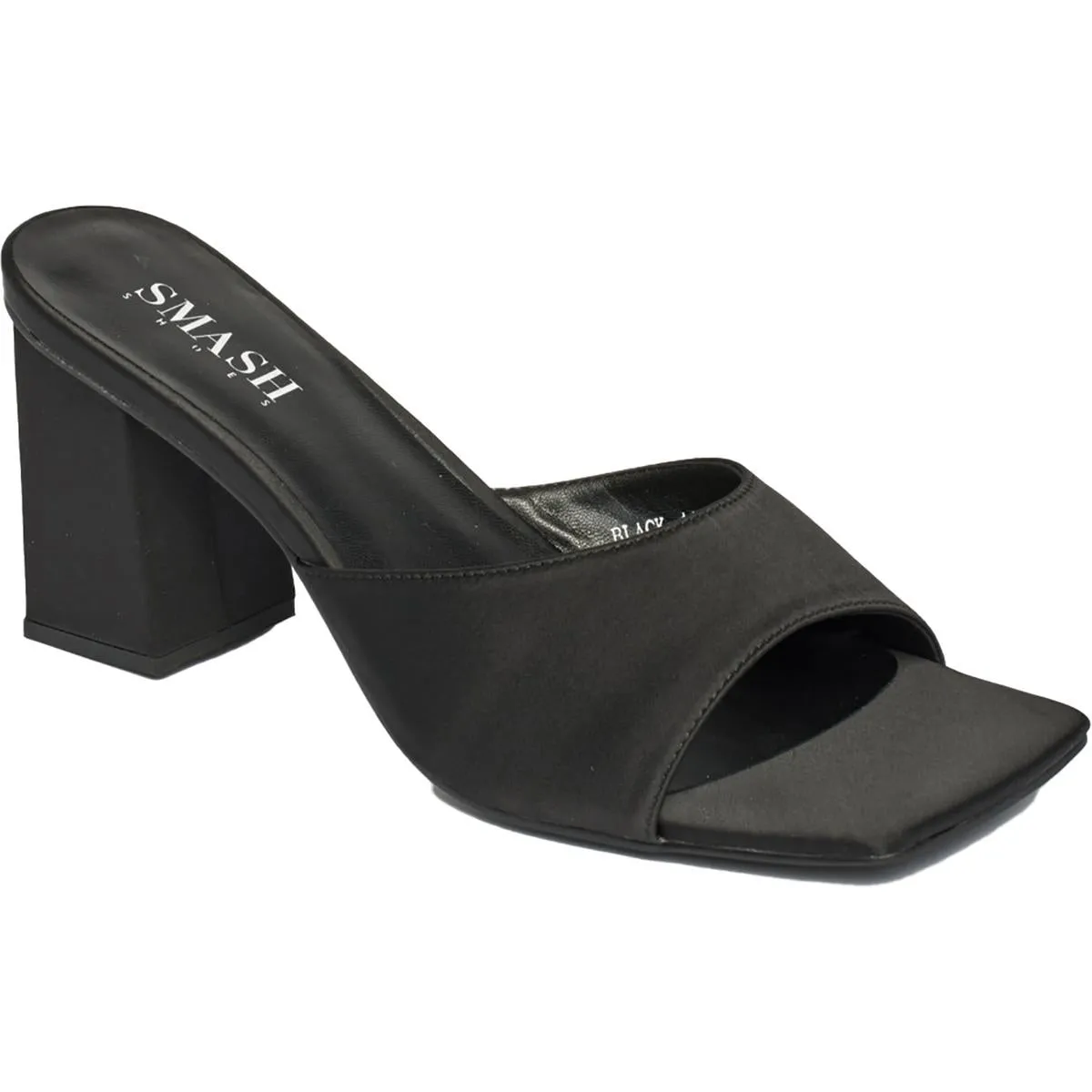 Jennifer Womens Satin Square Toe Pumps