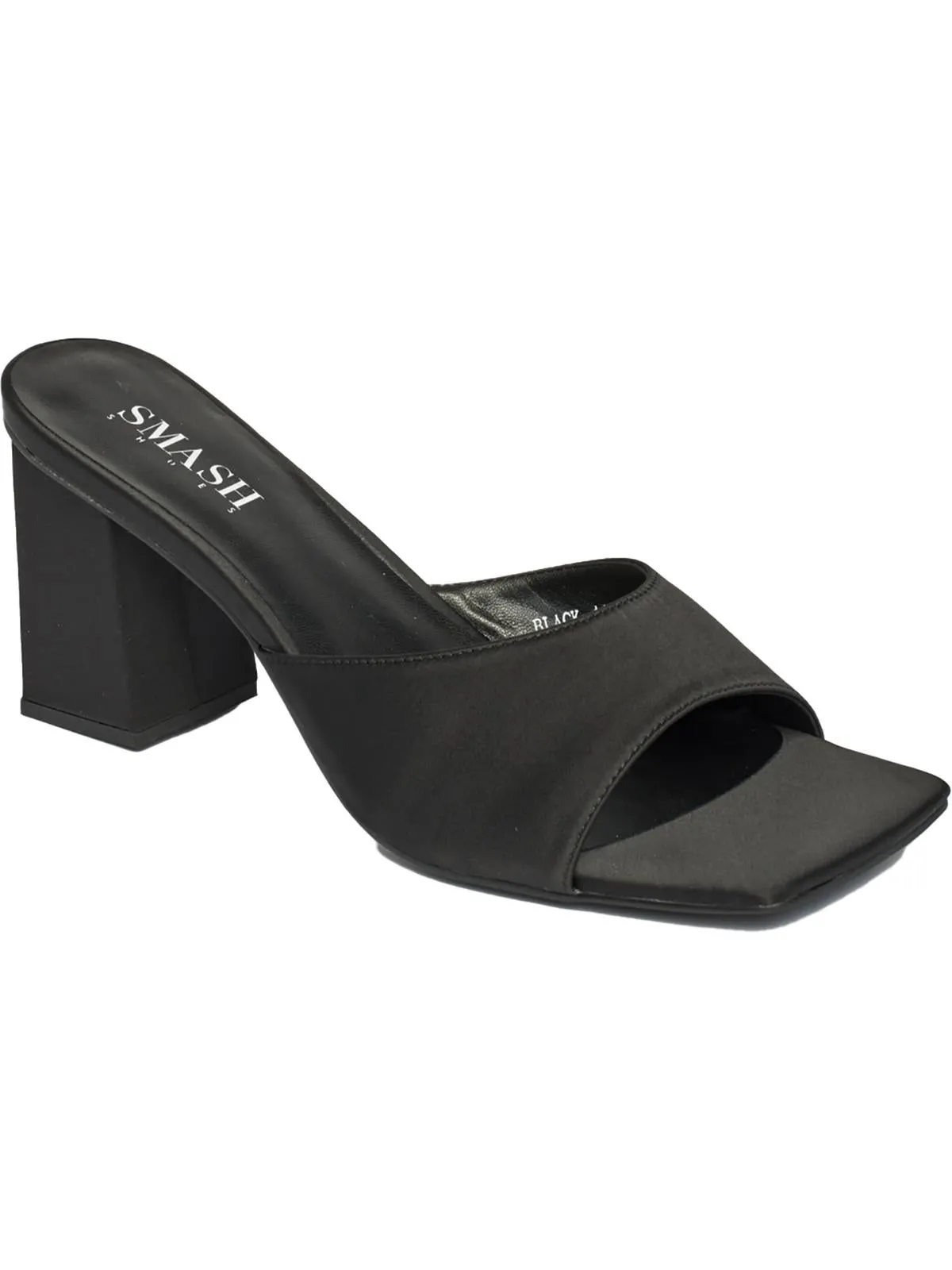 Jennifer Womens Satin Square Toe Pumps