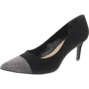 Jeules 2 Womens Embellished Faux Suede Pumps