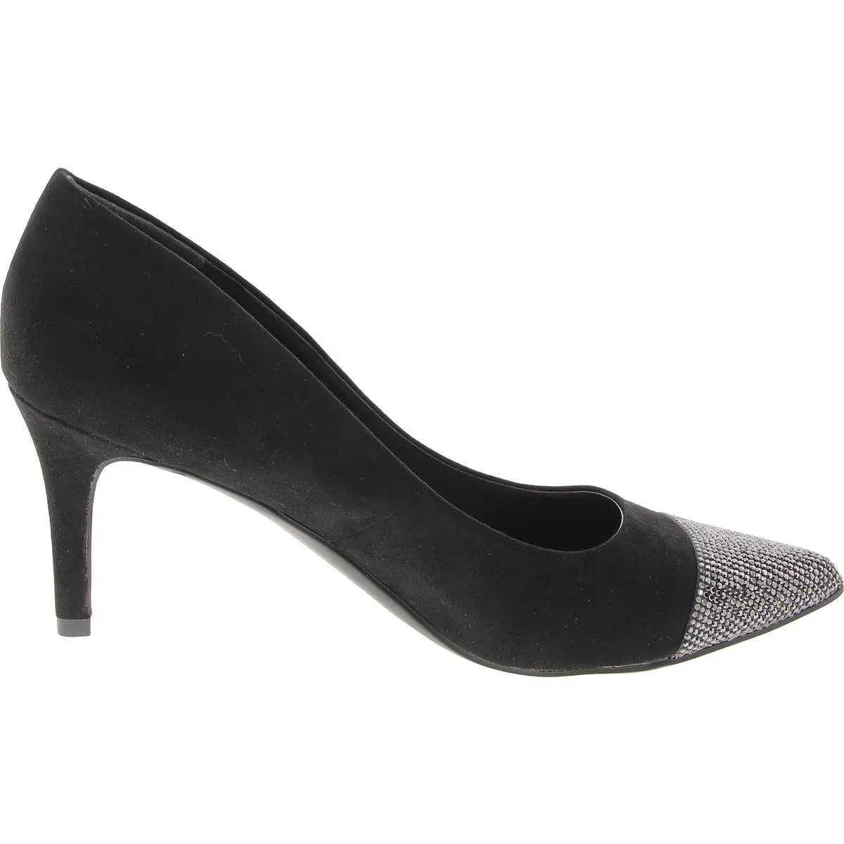 Jeules 2 Womens Embellished Faux Suede Pumps