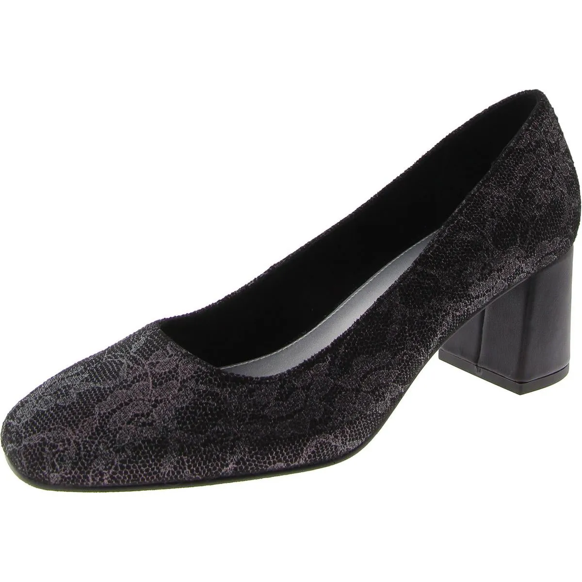 Jillian Womens Slip-On Floral Pumps