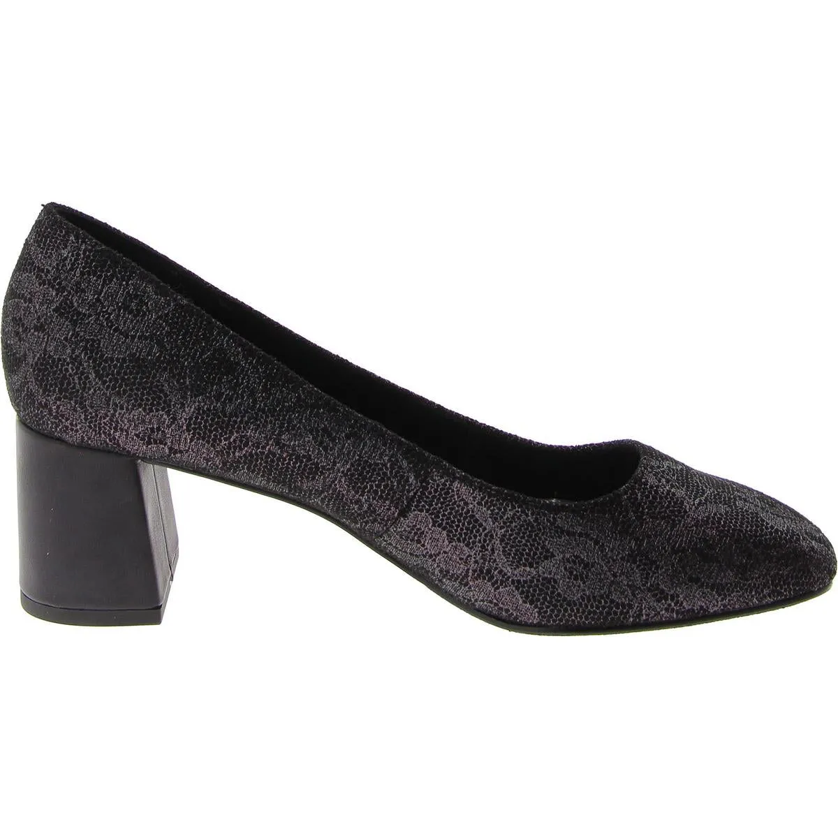 Jillian Womens Slip-On Floral Pumps
