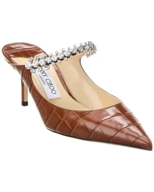 Jimmy Choo Bing 65 Croc-Embossed Leather Pump