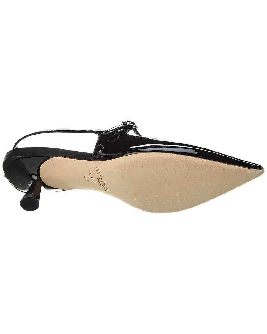 Jimmy Choo Didi 45 Patent Slingback Pump