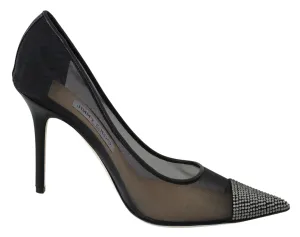Jimmy Choo Elegant  Mesh Crystal Women's Pumps