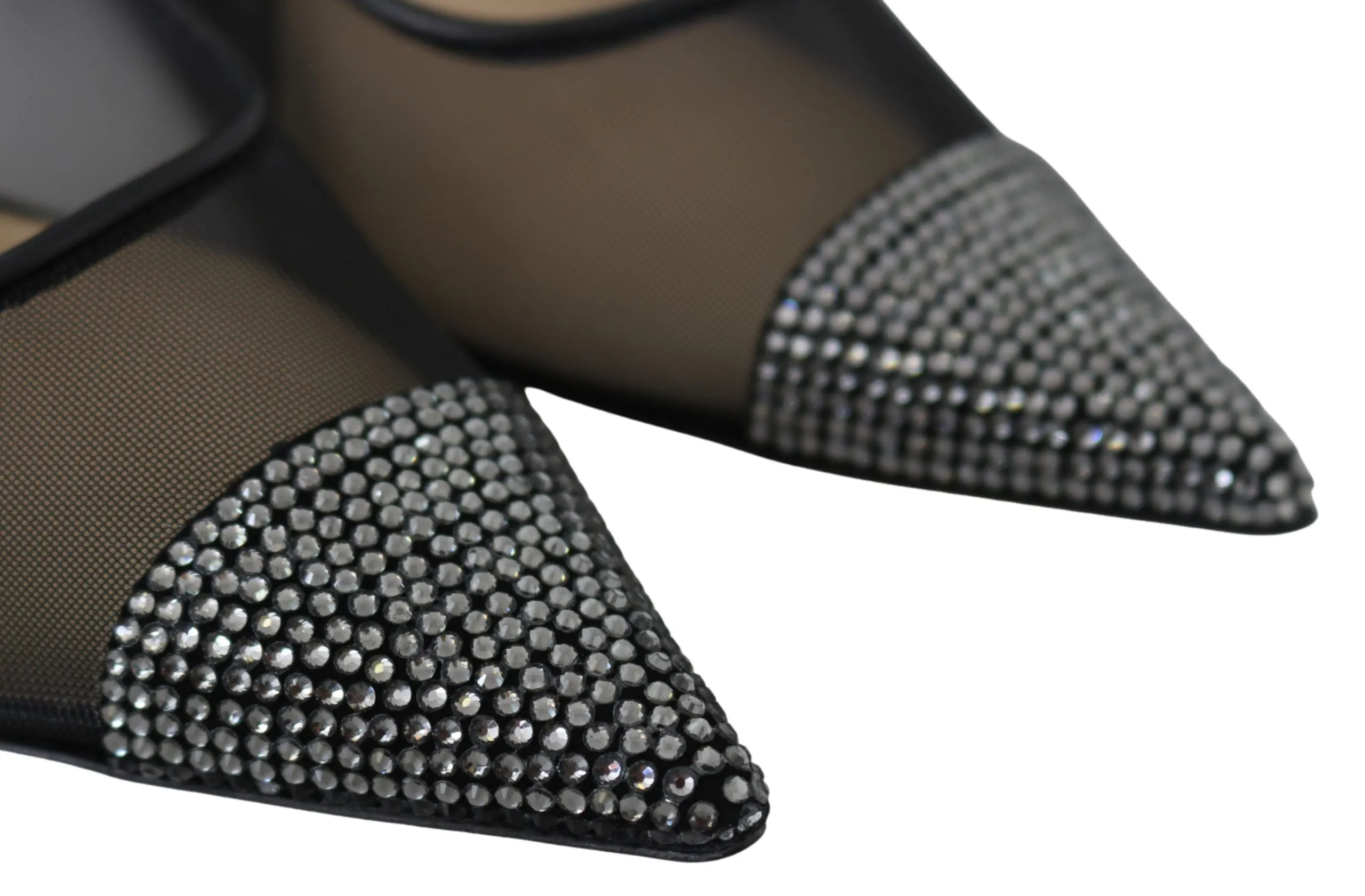 Jimmy Choo Elegant  Mesh Crystal Women's Pumps