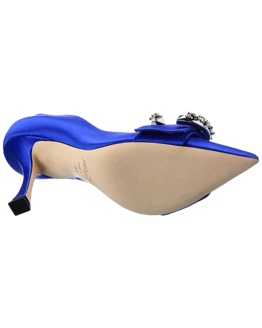 Jimmy Choo Melva 90 Satin Pump