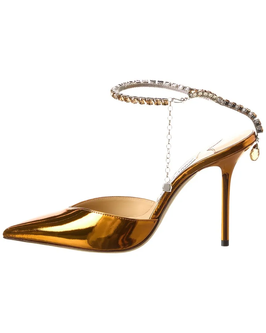 Jimmy Choo Saeda 100 Leather Pump