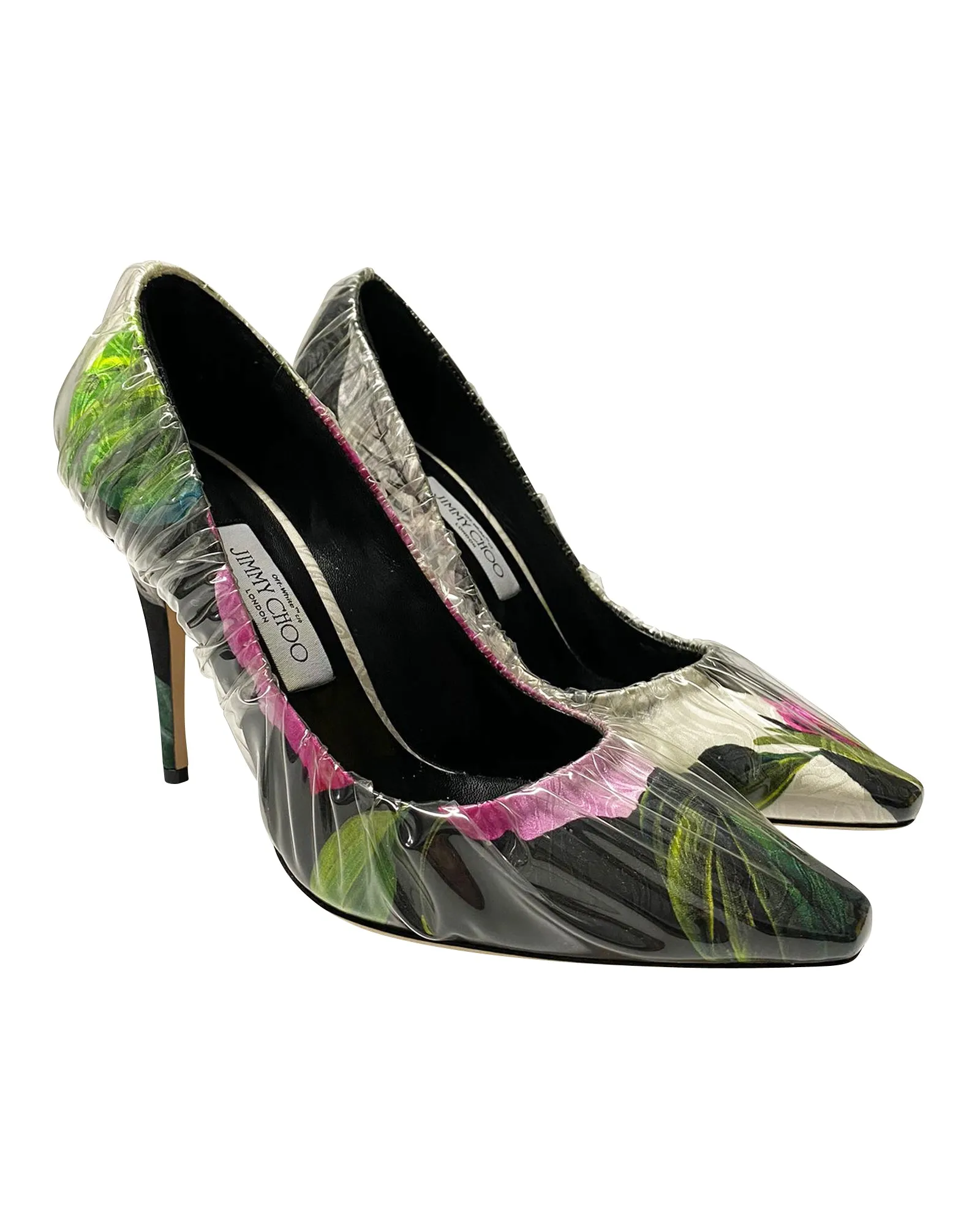 Jimmy Choo x Off-white Anne 100 Pumps in Multicolor Fabric