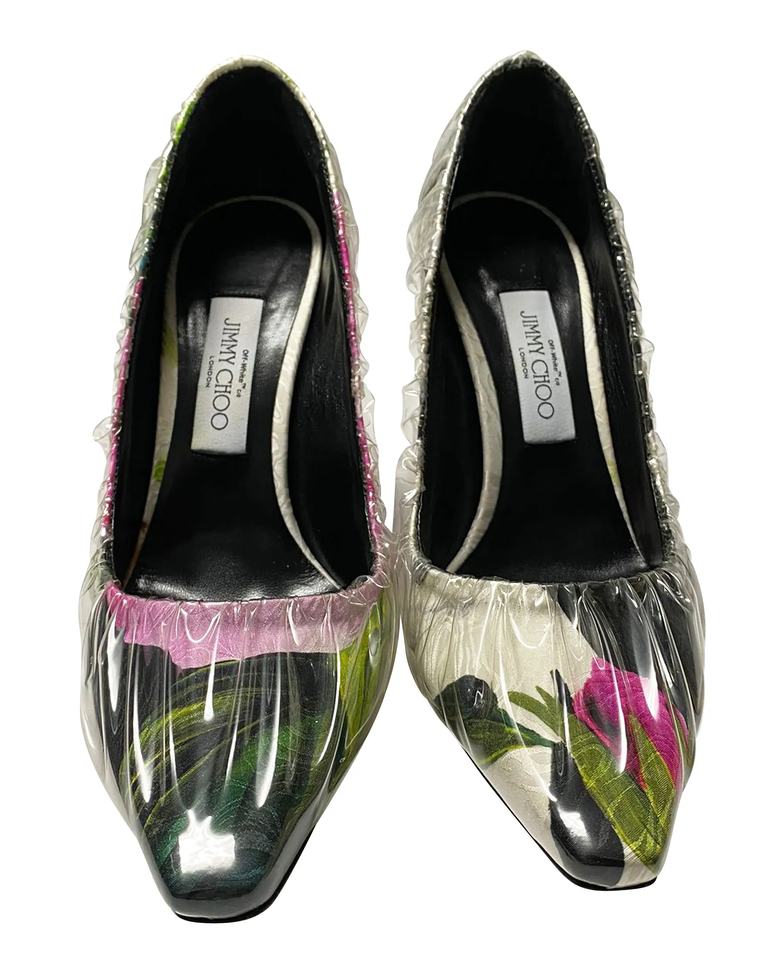 Jimmy Choo x Off-white Anne 100 Pumps in Multicolor Fabric