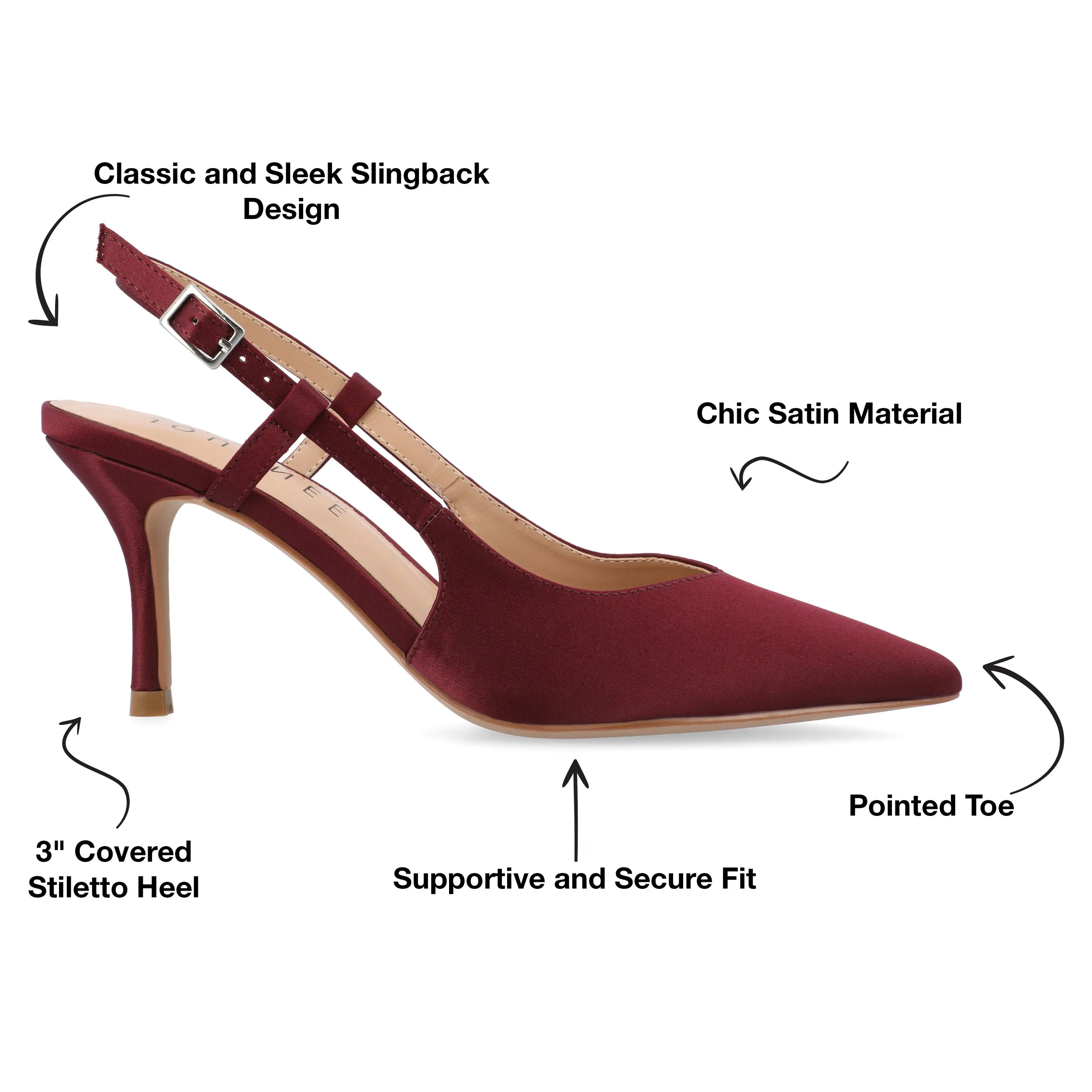 Journee Collection Women's Knightly Pump