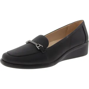 Jovial Bit Womens Chain Man Made Loafer Heels