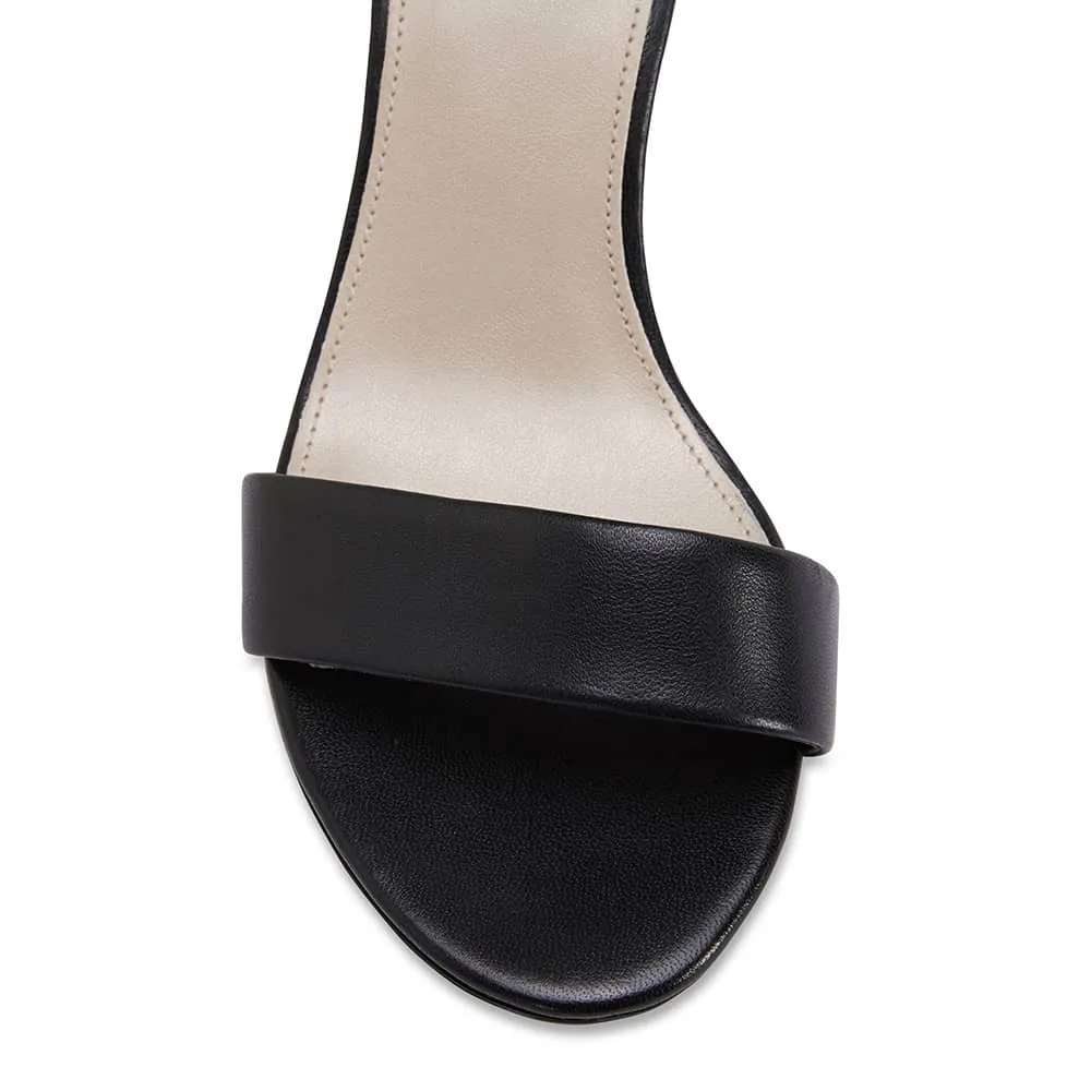 Juliet Heel in Black Leather