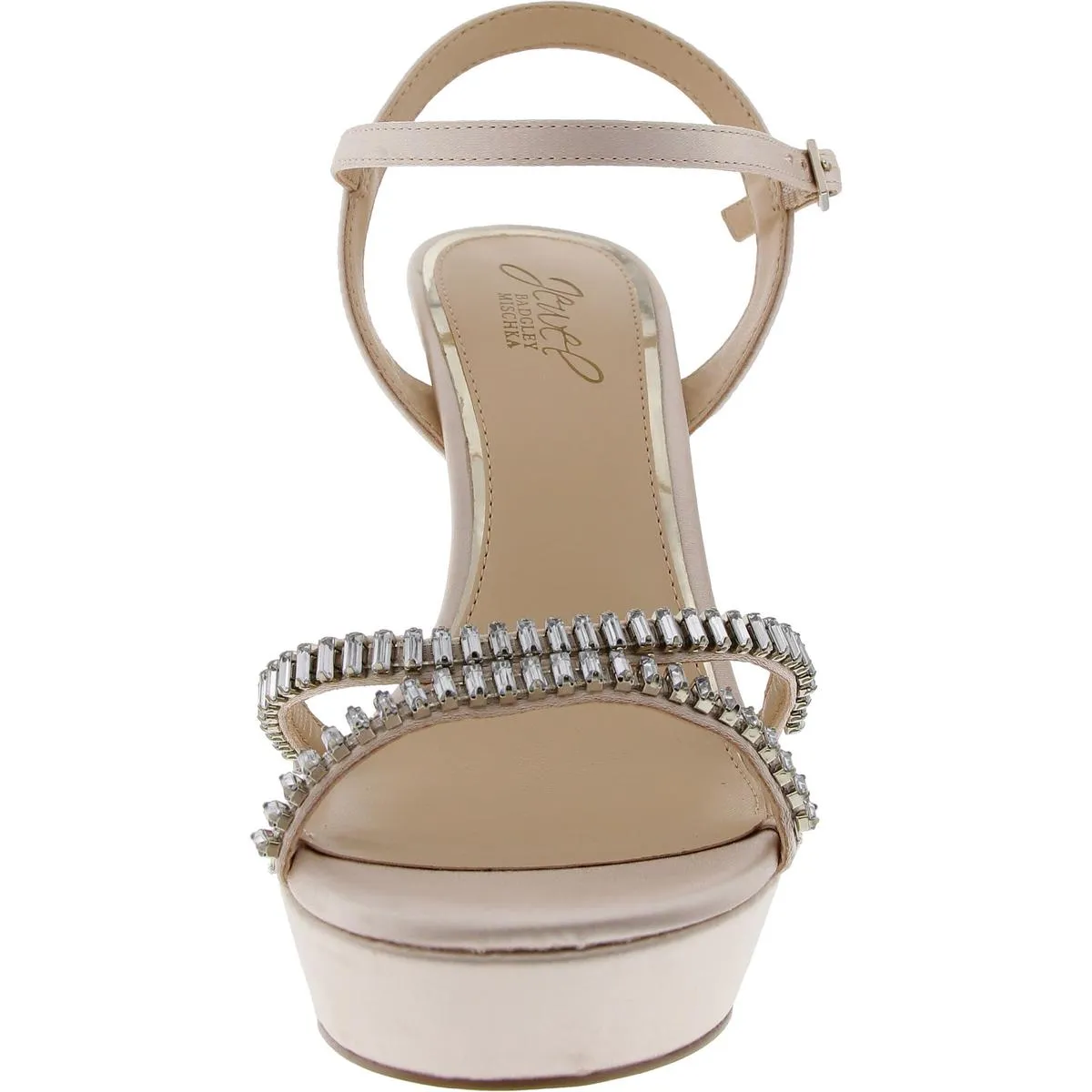 JW4506 Womens Jeweled Manmade Ankle Strap