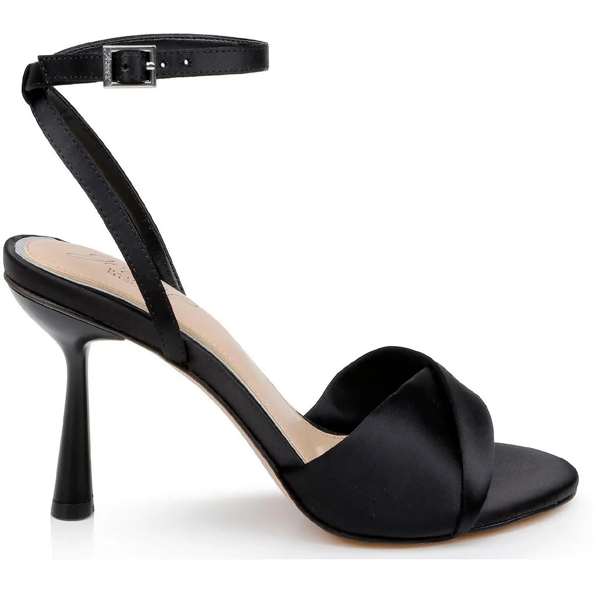Kaia Womens Strappy Textured Ankle Strap