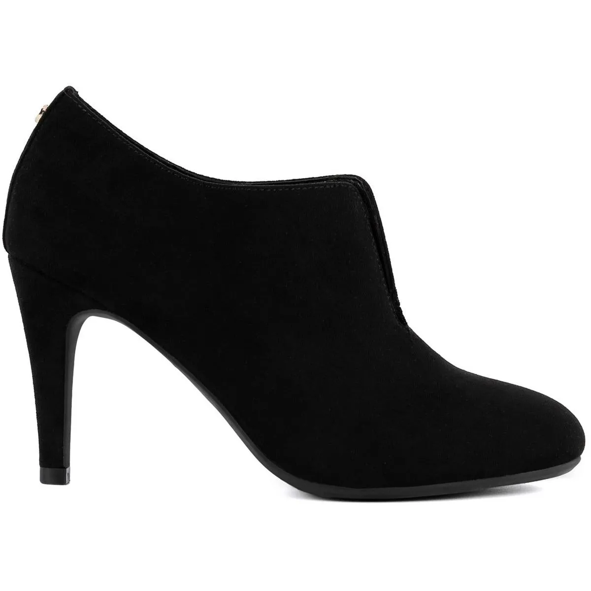 Kaipo  Womens Slit Faux Suede Pumps