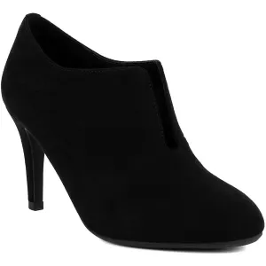 Kaipo  Womens Slit Faux Suede Pumps