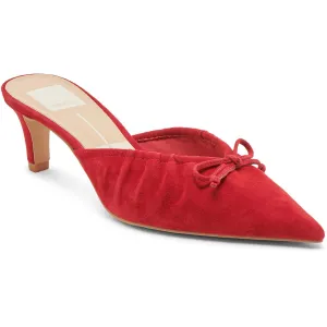 KAIRI Womens Bow Suede Mules
