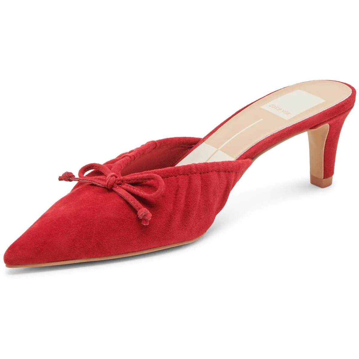 KAIRI Womens Bow Suede Mules